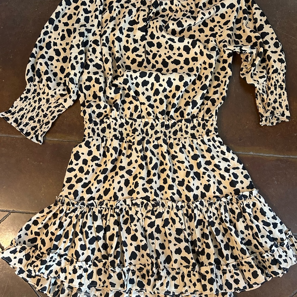 Leopard Print Kids Dress